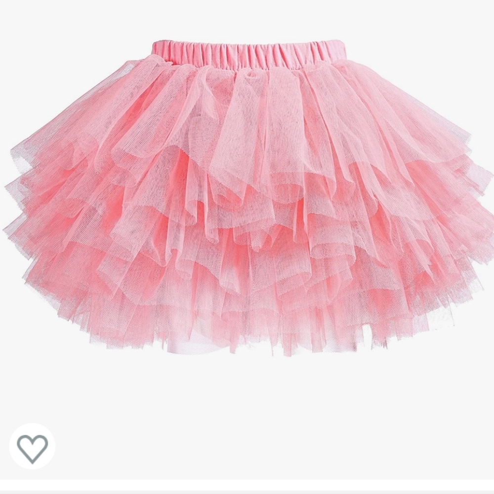 Toddler Girl Pink Tutu Shirt